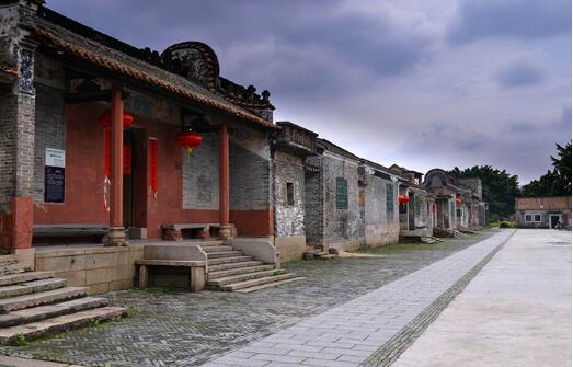 古建筑塱头村：中国历史文化名村，建筑一砖一瓦见匠心