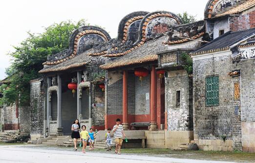 古建筑塱头村：中国历史文化名村，建筑一砖一瓦见匠心