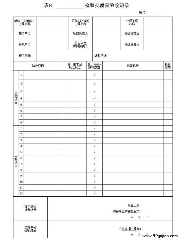 古建筑项目、文物修缮项目一些验收的项目没有表格怎么办？