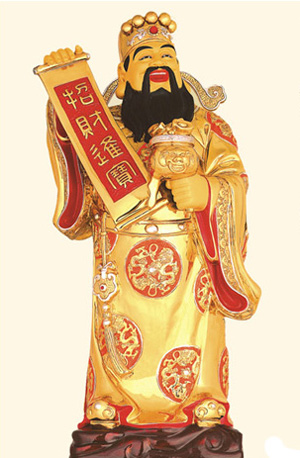 2013年财神爷的摆放位置